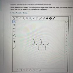 Draw the structure of the cycloalkane 1 4-dimethylcyclohexane